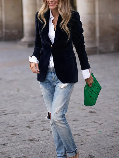 JULISSA™ | ELEGANT VELVET BLAZER