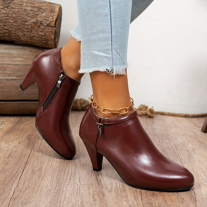 Florianne™ | Chic Comfort Heeled Ankle Boots