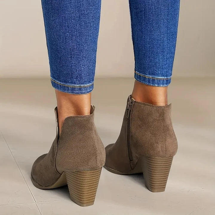 ALEXE™ | Women's Chunky Heeled Ankle Boots
