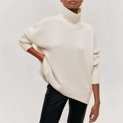 Amelia | Elegant Knit Roll Neck Jumper