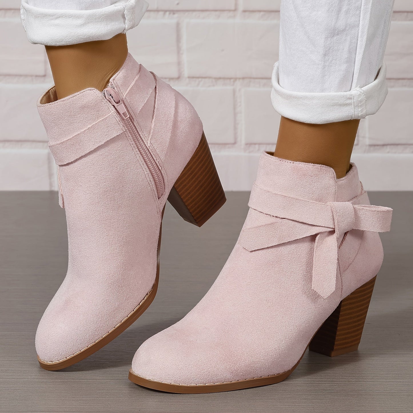 Léa™ | Elegant Ankle Boots with Stable Heel