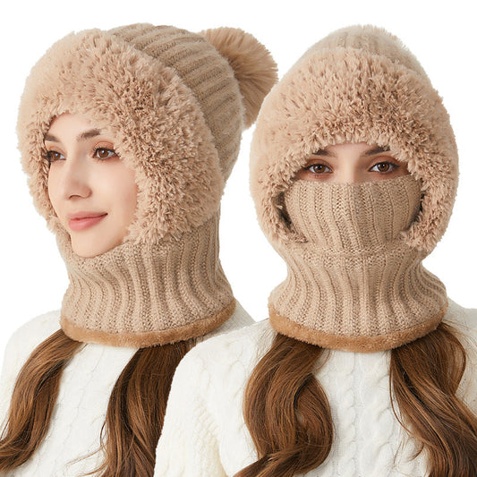 Aurora - Ultra-soft knitted 3-in-1 winter hood
