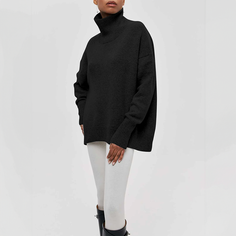 Amelia | Elegant Knit Roll Neck Jumper