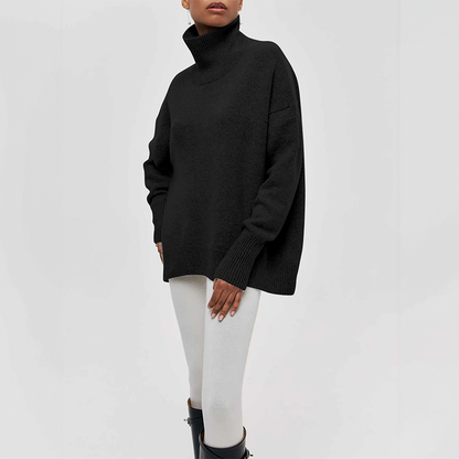 Amelia | Elegant Knit Roll Neck Jumper