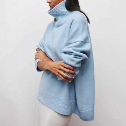 Amelia | Elegant Knit Roll Neck Jumper