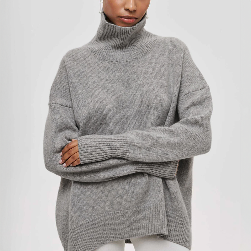 Amelia | Elegant Knit Roll Neck Jumper