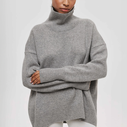 Amelia | Elegant Knit Roll Neck Jumper