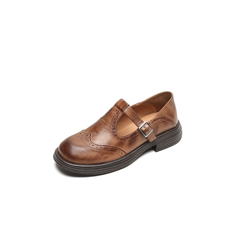 Victoria™ | Elegant Leather Mary Janes