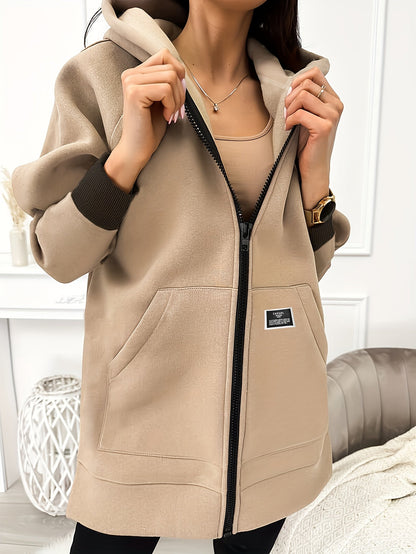 Victoria™ | Elegant Longline Hoodie