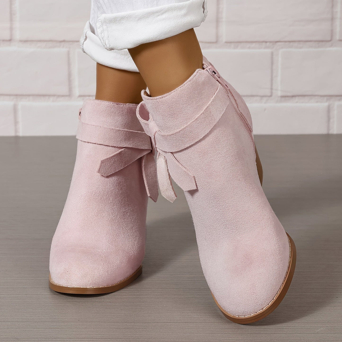 Léa™ | Elegant Ankle Boots with Stable Heel