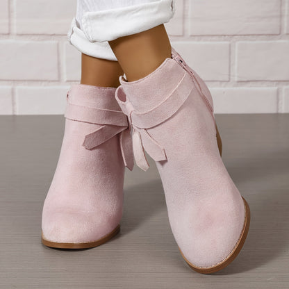 Léa™ | Elegant Ankle Boots with Stable Heel