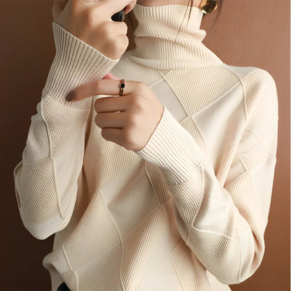 Marcelle | Chunky Roll Neck Jumper