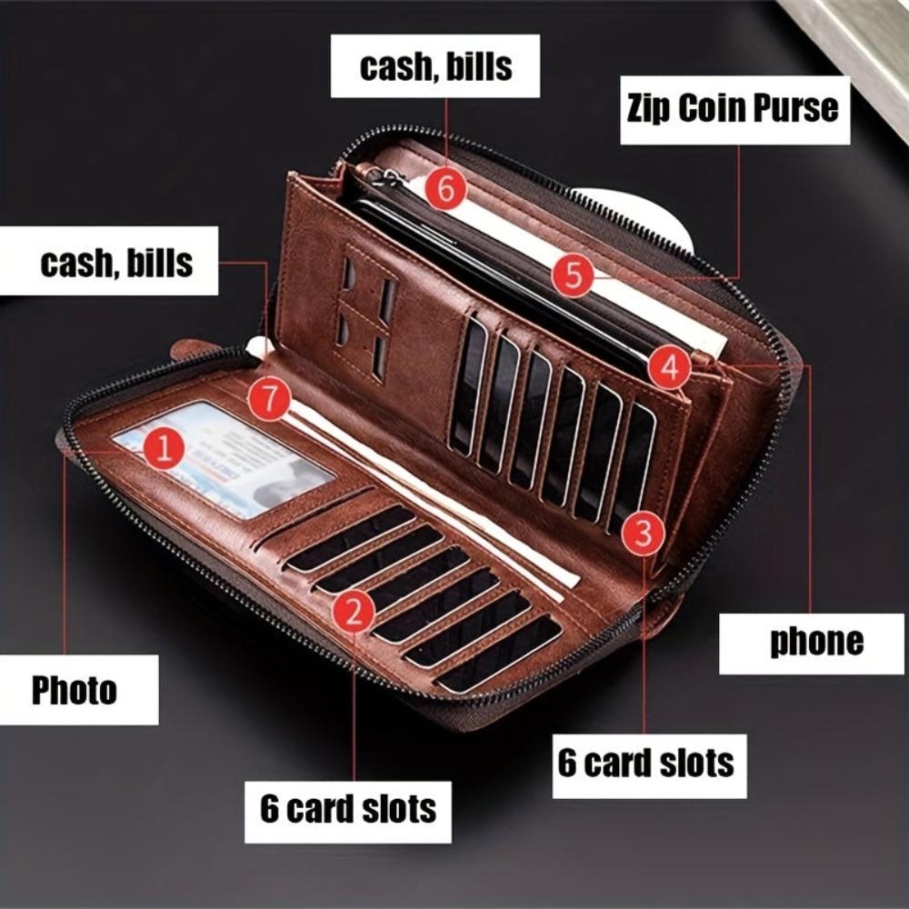 Holden™ RFID Zip Clutch