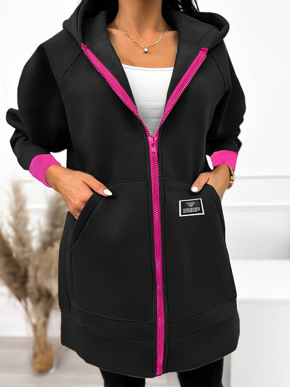 Victoria™ | Elegant Longline Hoodie