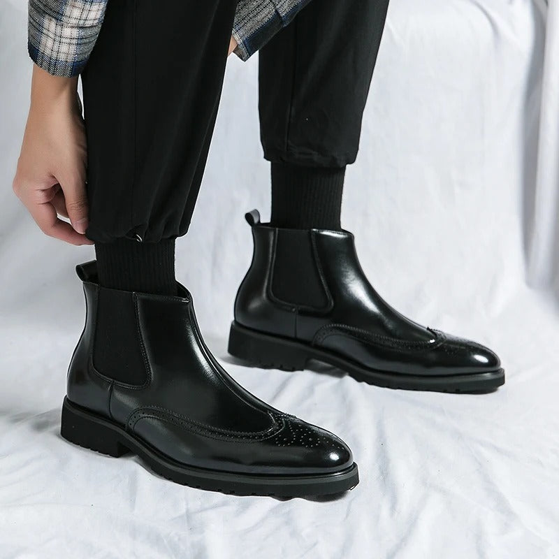 Alden™ Genuine Leather Chelsea Boots