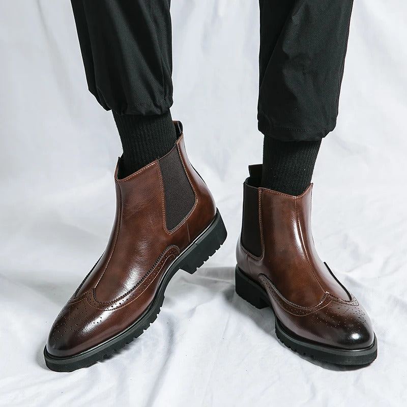 Alden™ Genuine Leather Chelsea Boots