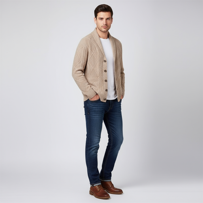 The Mason Knitted Wool Cardigan