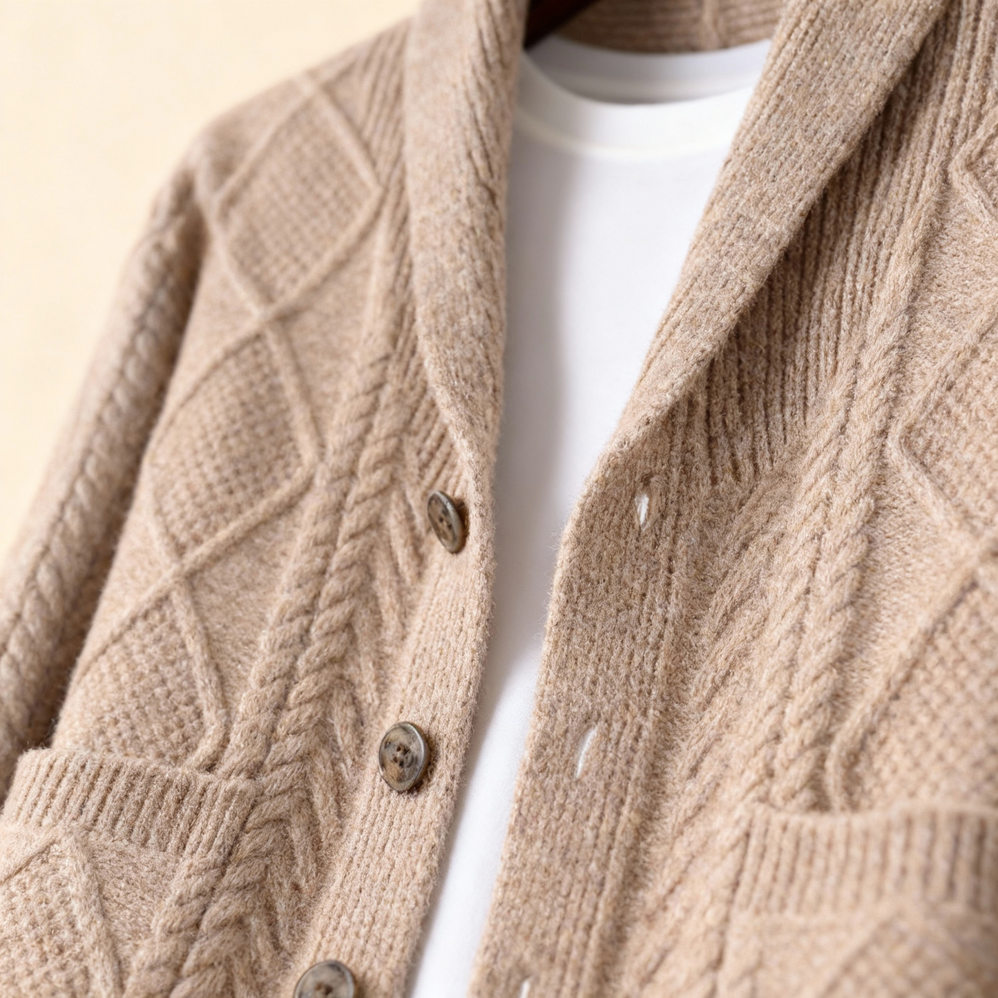 The Mason Knitted Wool Cardigan