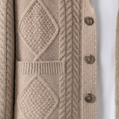 The Mason Knitted Wool Cardigan
