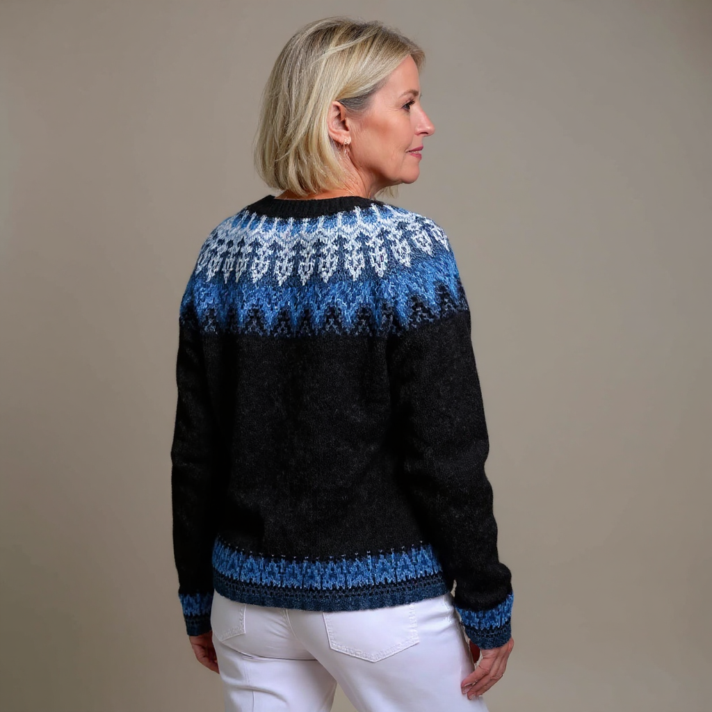 Helen | Vintage Håndlavet Islandske Cardigan