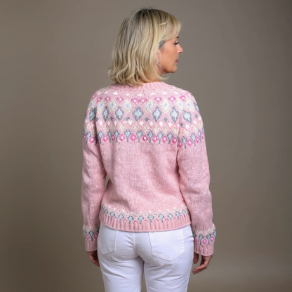 Hazel | Pink Komfort Cardigan