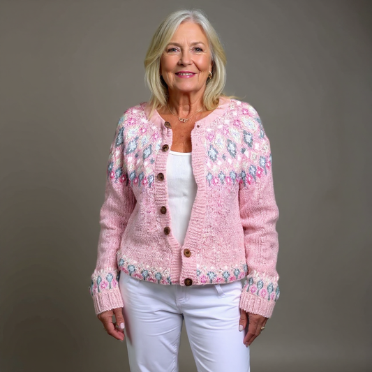 Hazel | Pink Komfort Cardigan
