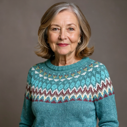 Sofia | Vintage Håndlavet Islandske Jumper