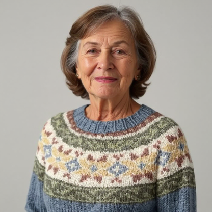 Lucy | Vintage Islandske Striktrøje