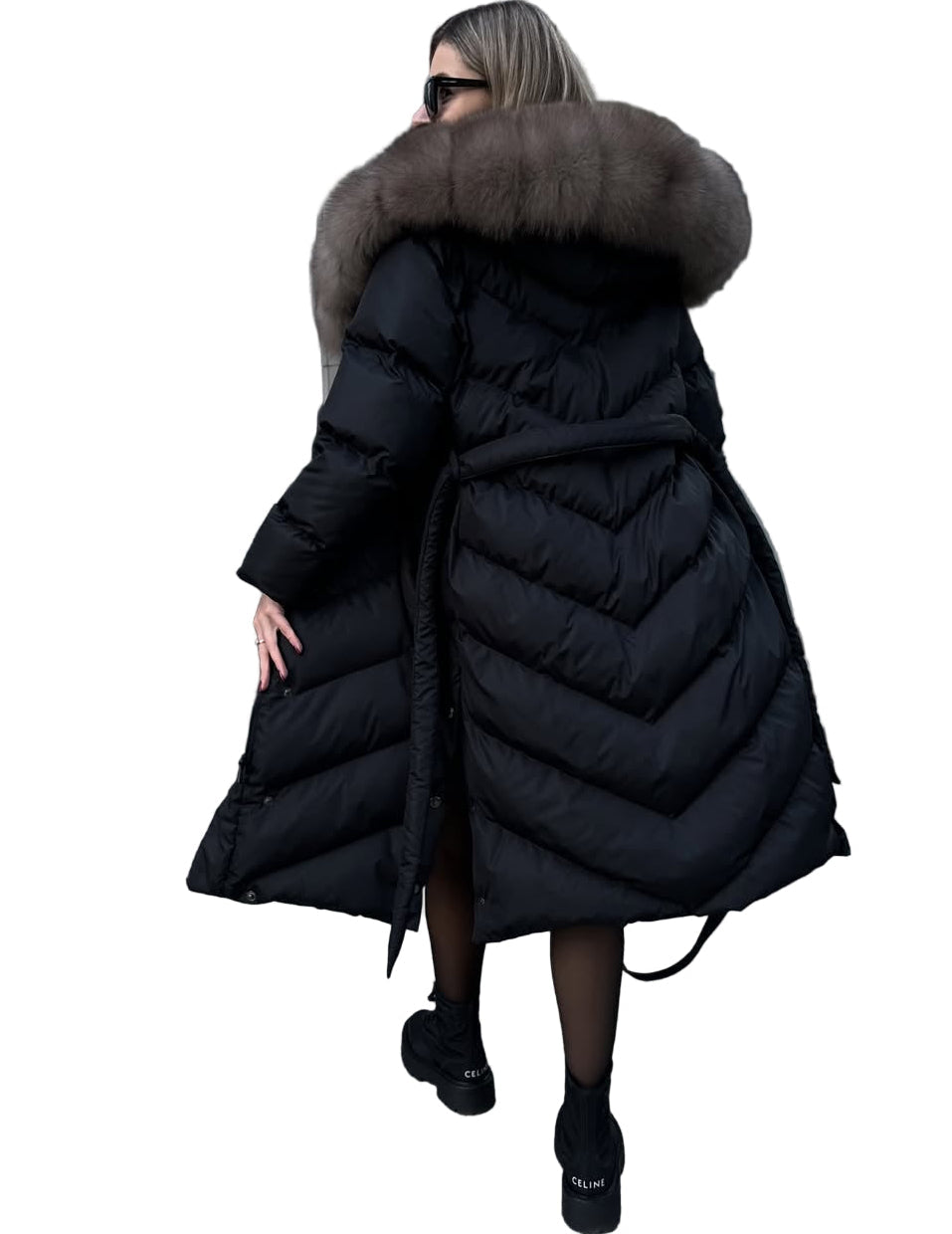 MADRI™ - ELEGANT BOMULDSFRACKE MED PELSKRAVE
