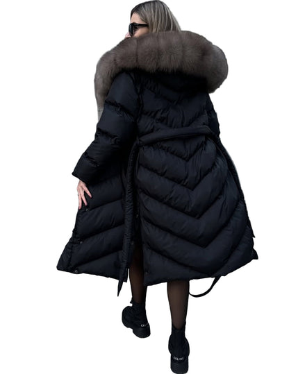 MADRI™ - ELEGANT BOMULDSFRACKE MED PELSKRAVE