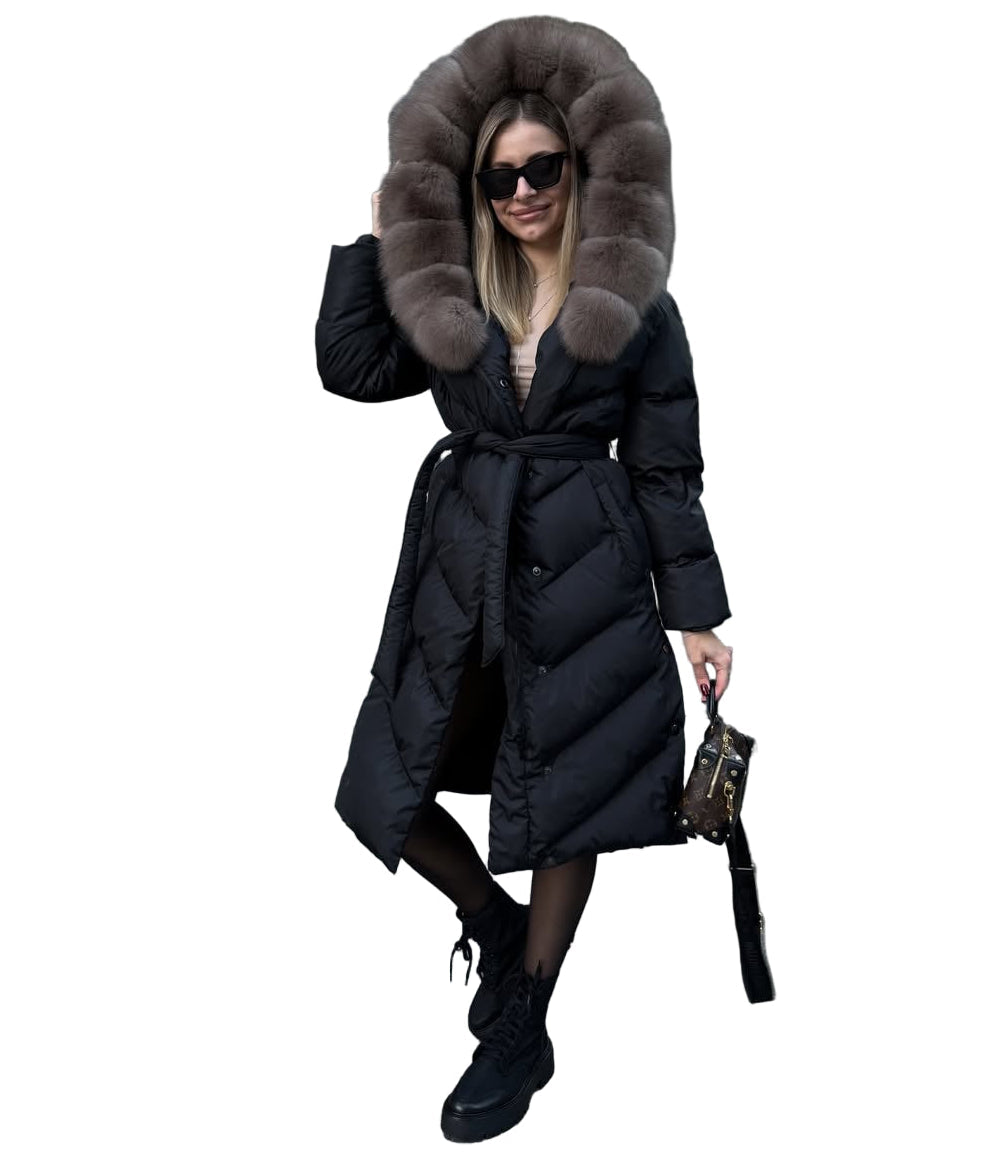 MADRI™ - ELEGANT BOMULDSFRACKE MED PELSKRAVE