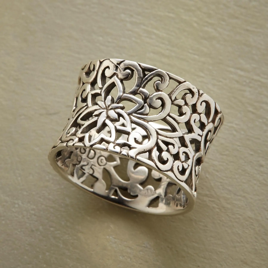 Bonnie™ - Vintage Silver Hollow Ring