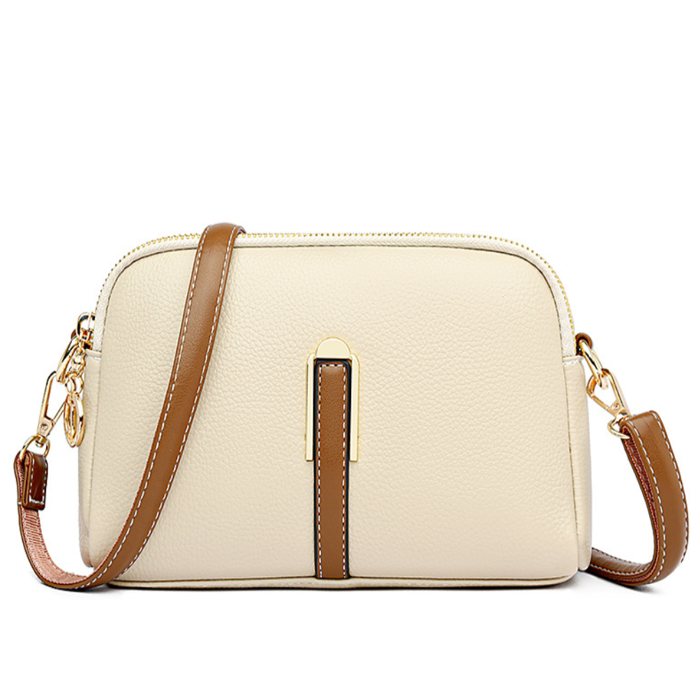 Mila™ Litchi Embossed Crossbody Bag