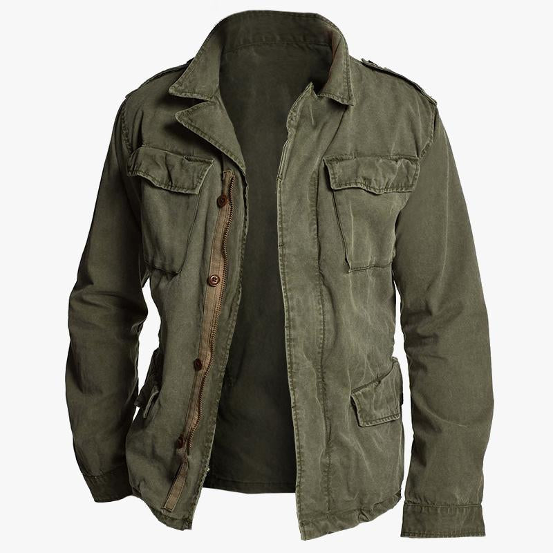 H&L Men's Vintage Casual Workwear Field Jacket