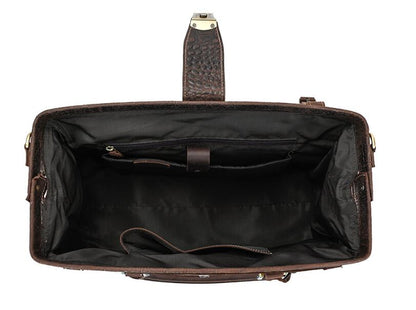 Genuine Leather Duffle Men's Shoulder Bag