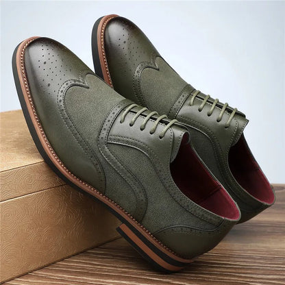 H&L Regent Two-Tone Brogue Oxfords