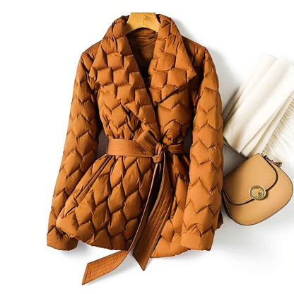 Amara Quilted Down Coat