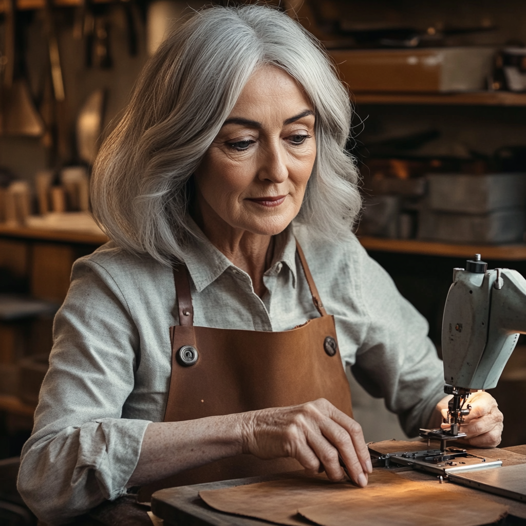 Lorena™'s Modern Chic | Stylish Leather Bag